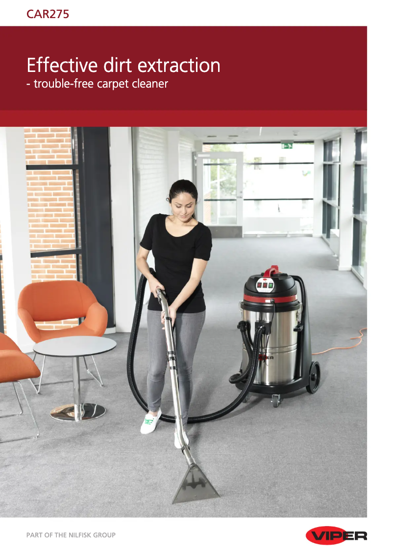 Page n°1 - Brochure Nilfisk Viper CAR275