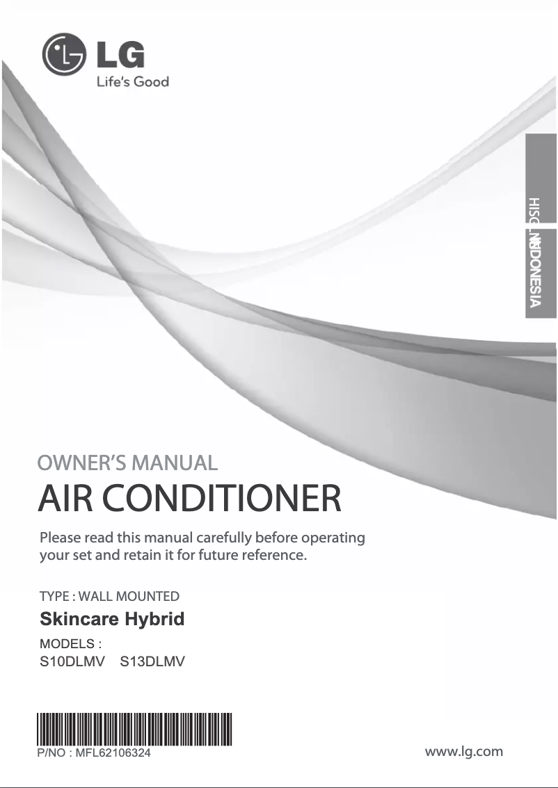 Page 1 de la notice Manuel utilisateur LG SN13DLMV