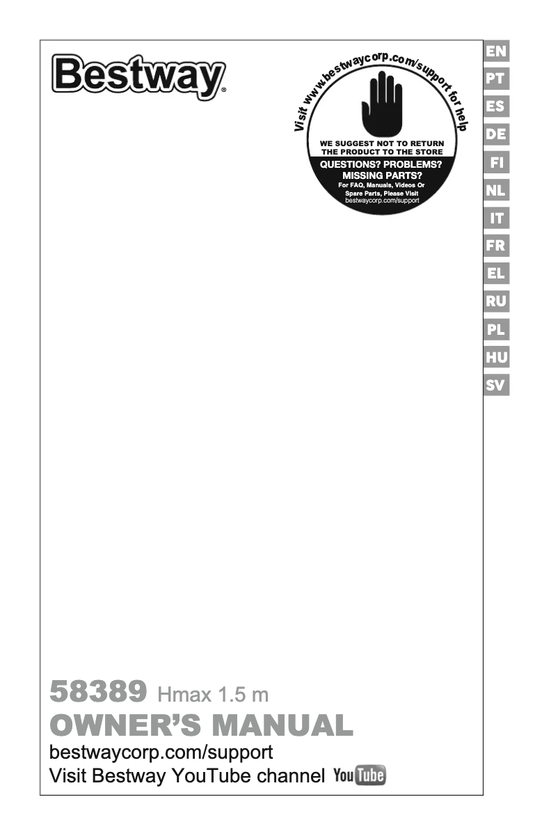 Image de la première page du manuel de l'appareil Steel Pro MAX 56462