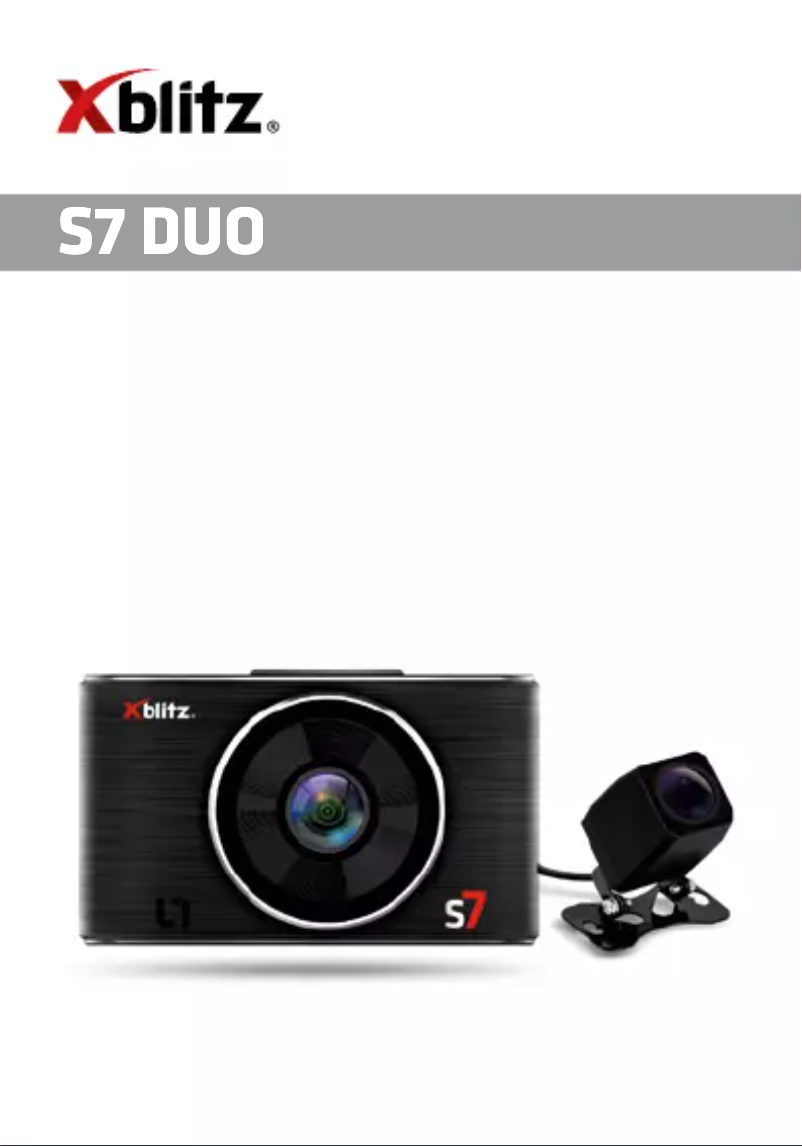 Page n°1 - Manuel utilisateur Xblitz S7 Duo