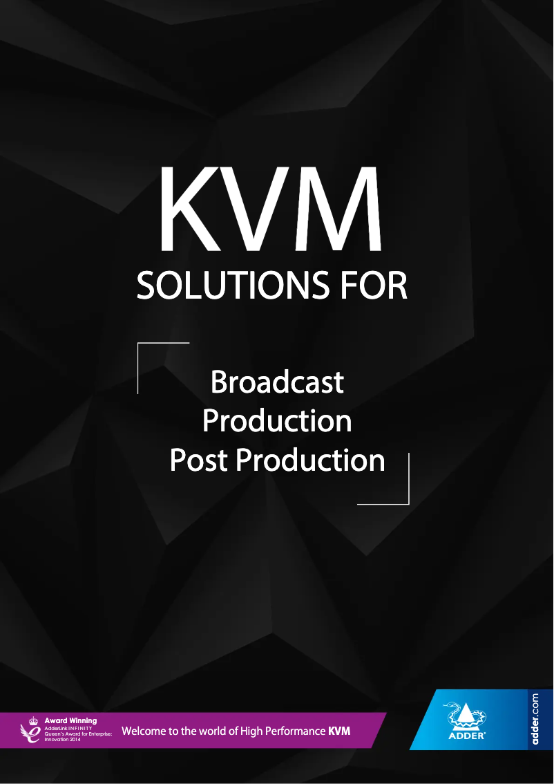 Page 1 de la notice Manuel utilisateur Adder INFINITY Dual