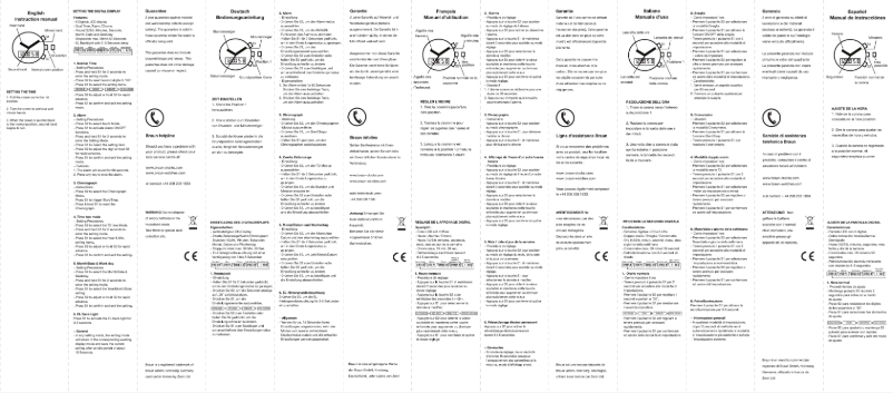 Image de la première page du manuel de l'appareil BN0159