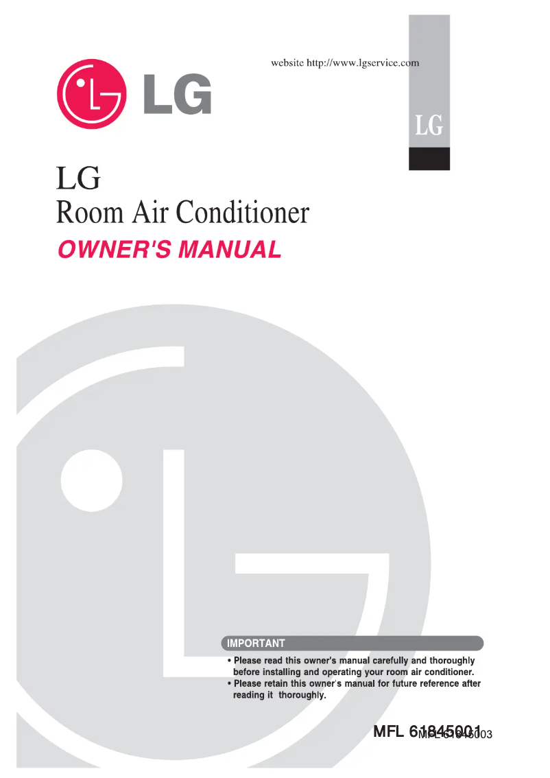 Page 1 de la notice Manuel utilisateur LG GSUH186TMA0