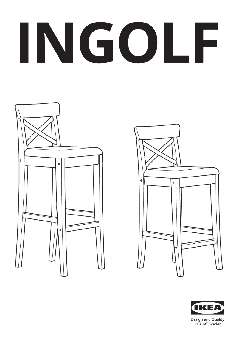 Page 1 de la notice Manuel utilisateur Ikea INGOLF 004.787.61