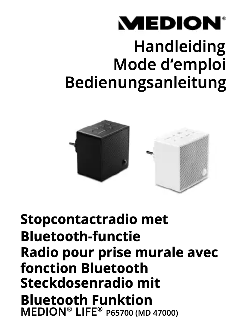 Image de la première page du manuel de l'appareil P65700