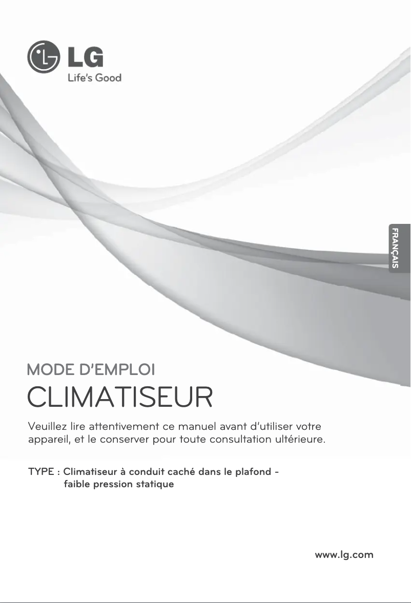 Page n°1 - Manuel utilisateur LG ARNU09GL1G2