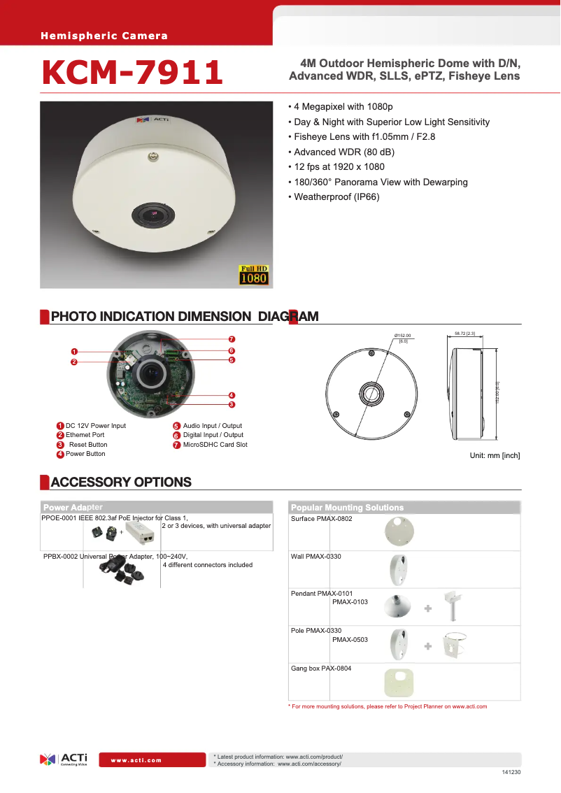 Image de la première page du manuel de l'appareil KCM-7911