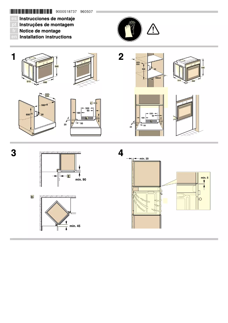 Page 1 de la notice Manuel utilisateur Balay 3HB509XCT