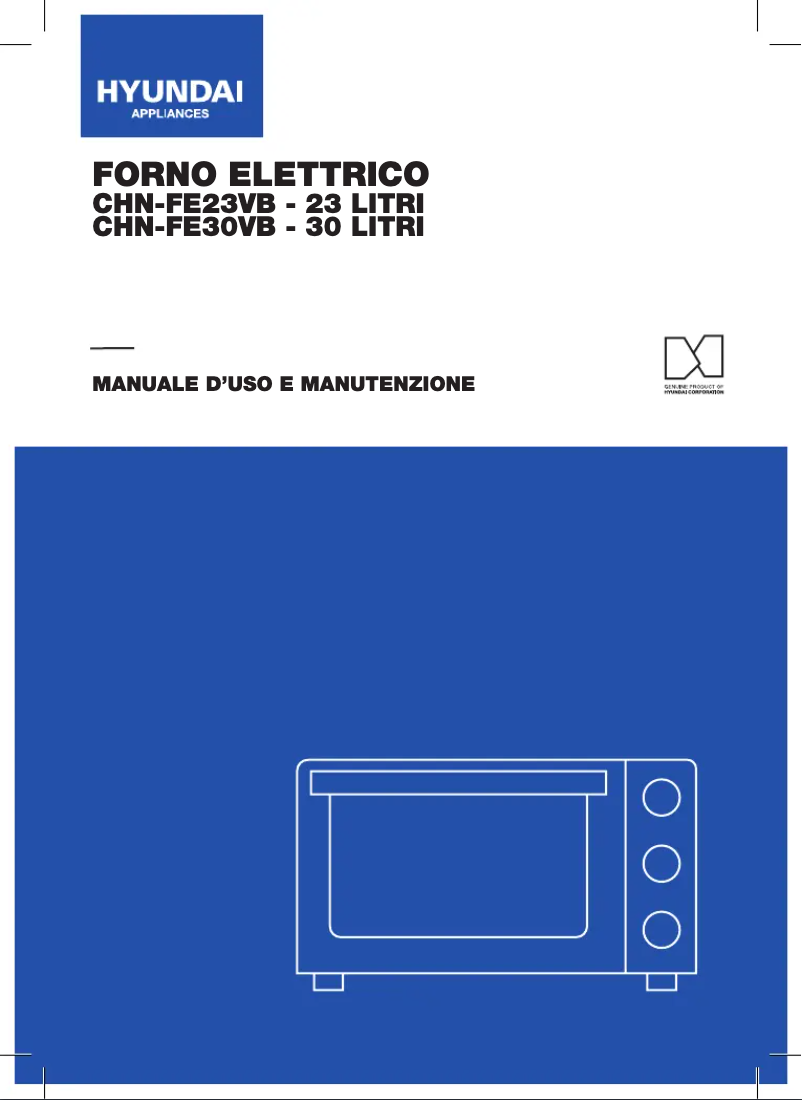 Page 1 de la notice Manuel utilisateur Hyundai CHN-FE30VB