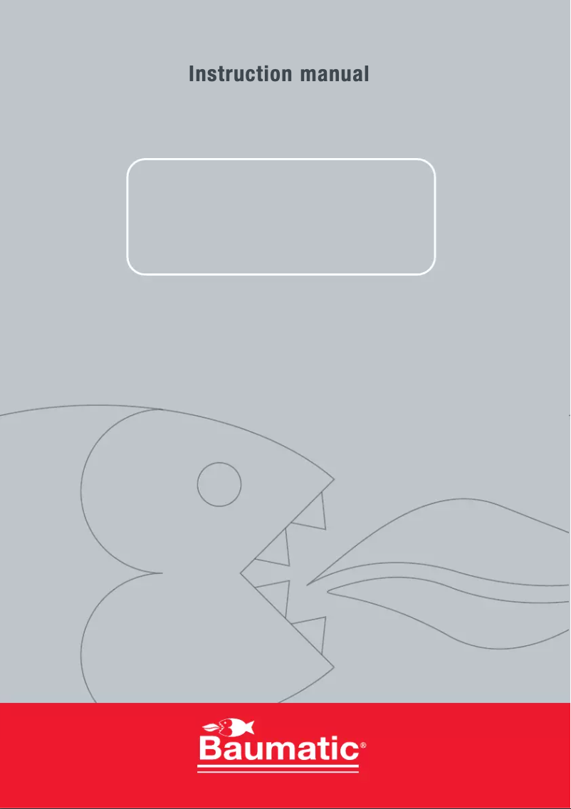 Page 1 de la notice Manuel utilisateur Baumatic B177