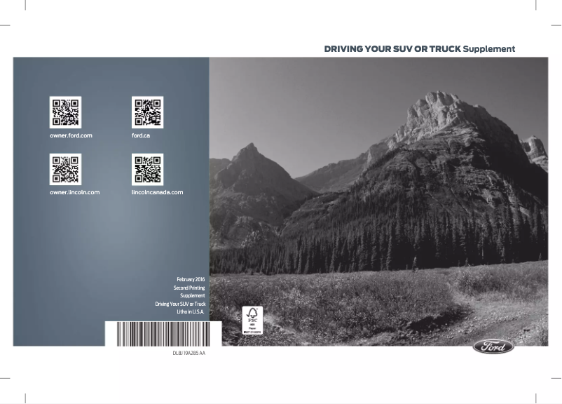 Image de la première page du manuel de l'appareil Expedition (2015)