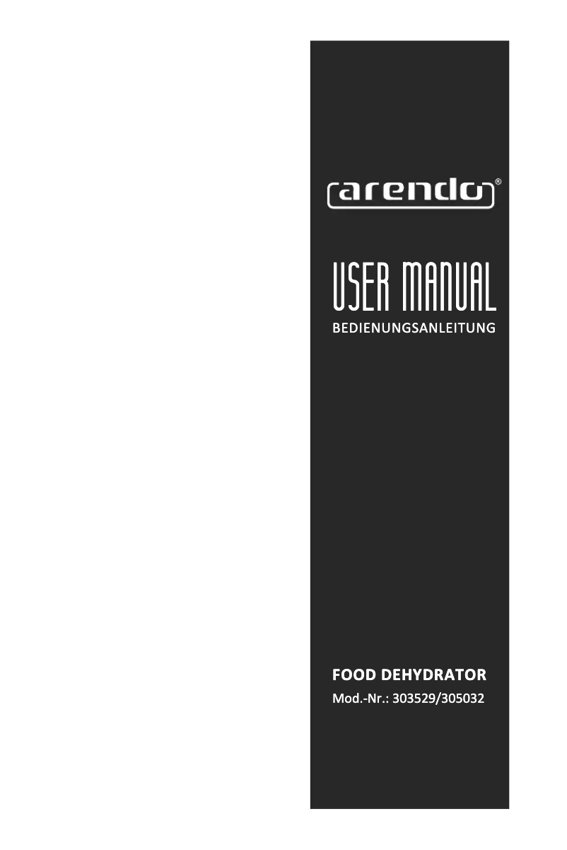 Page 1 de la notice Manuel utilisateur Arendo 303529