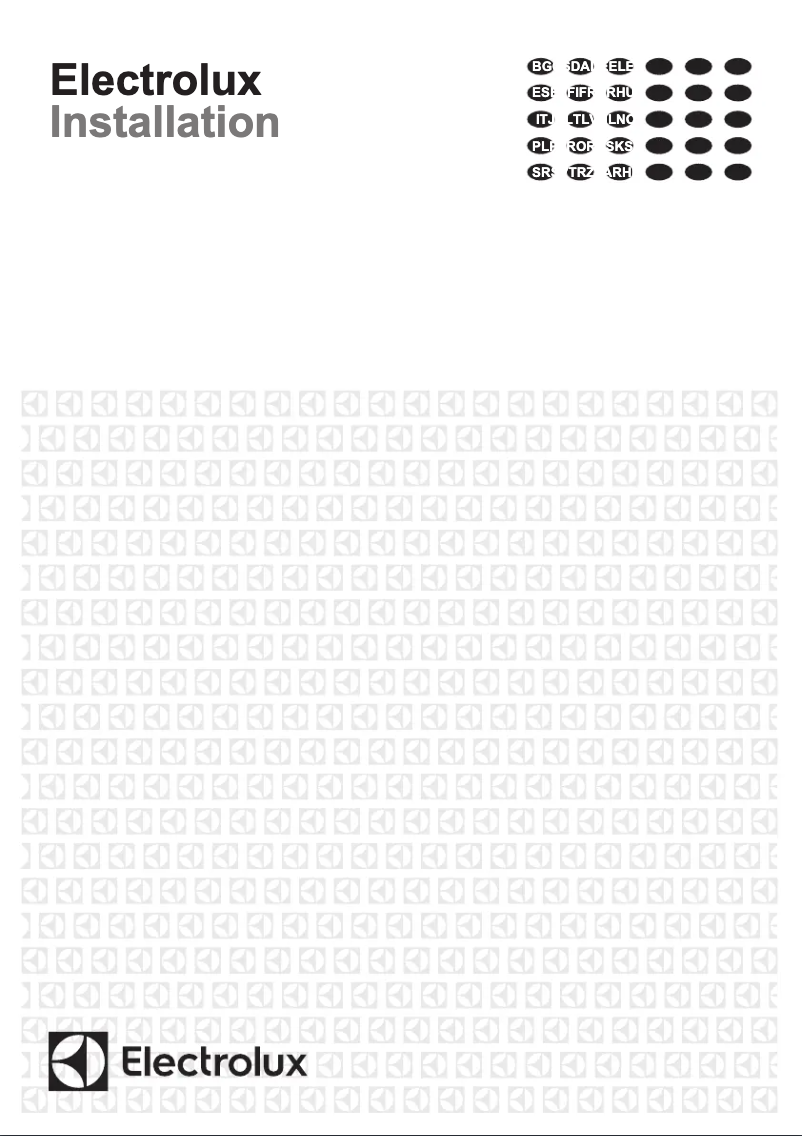 Page 1 de la notice Guide d'installation Electrolux EOB9956XAX