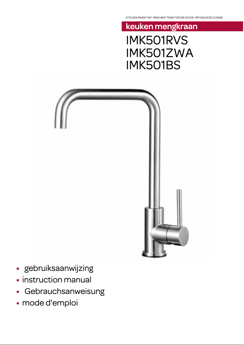 Image de la première page du manuel de l'appareil IMK501ZWA