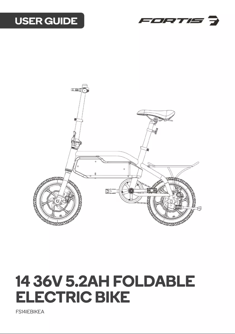 Page 1 de la notice Manuel utilisateur Fortis FS14IEBIKEA