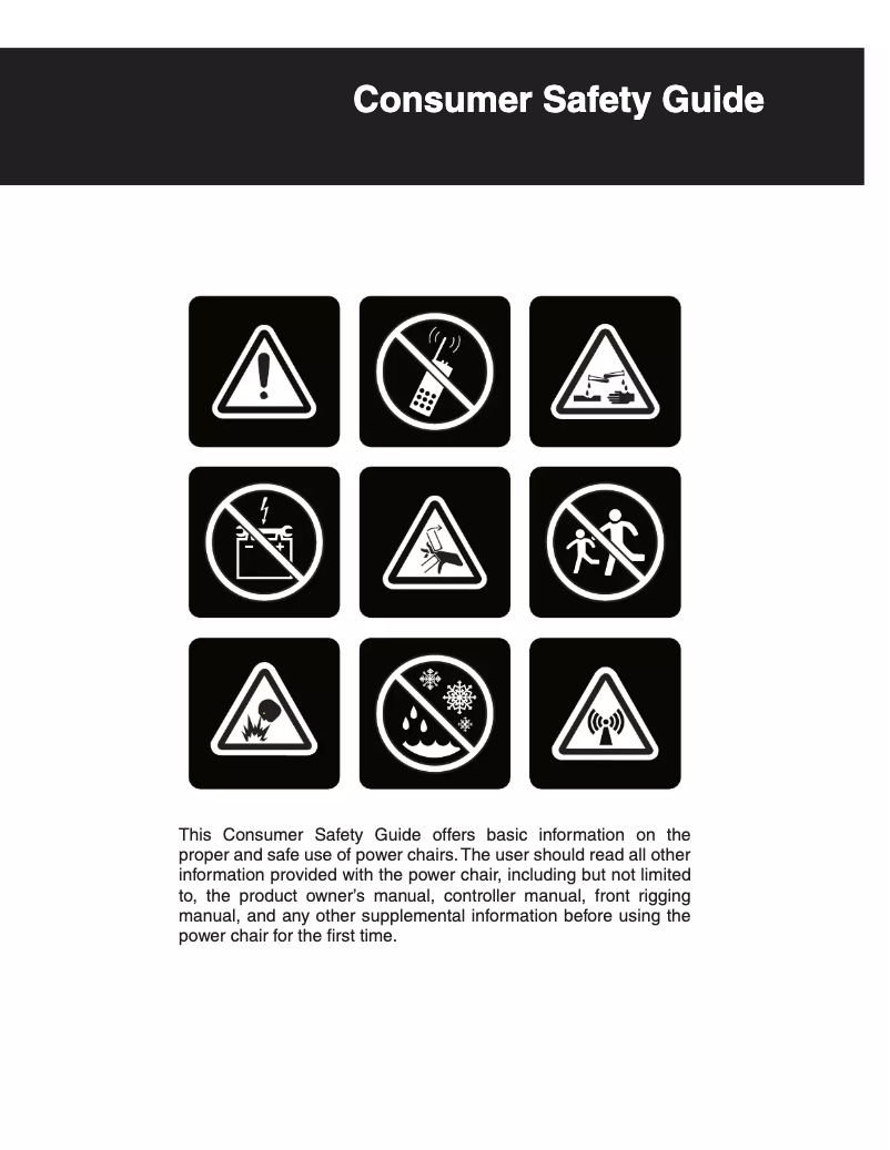 Page 1 de la notice Manuel utilisateur Pride Jazzy Passport