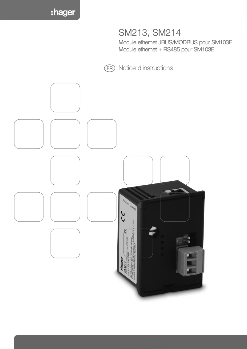 Image de la première page du manuel de l'appareil SM214