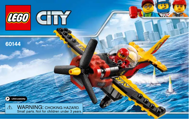 Page 1 de la notice Consignes visuelles Lego City 60144