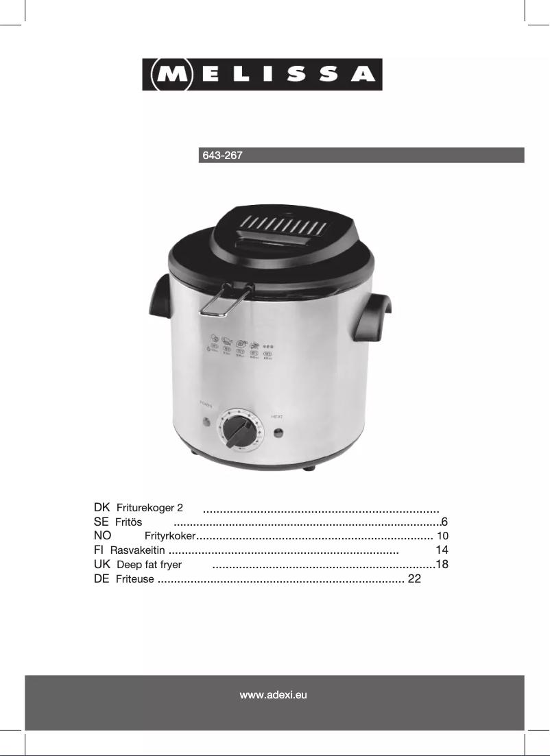 Image de la première page du manuel de l'appareil 643-267