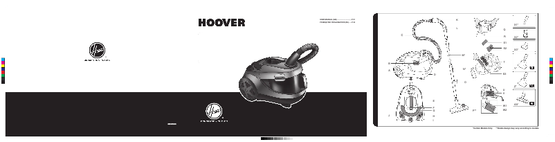 Page 1 de la notice Manuel utilisateur Hoover Hydropower HYP1600 019