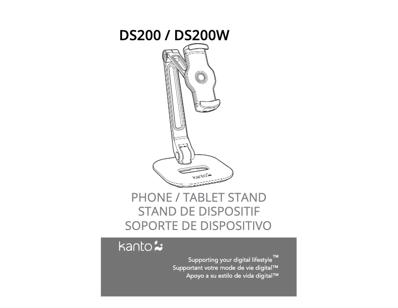 Página 1 del manual Manual de usuario Kanto DS200