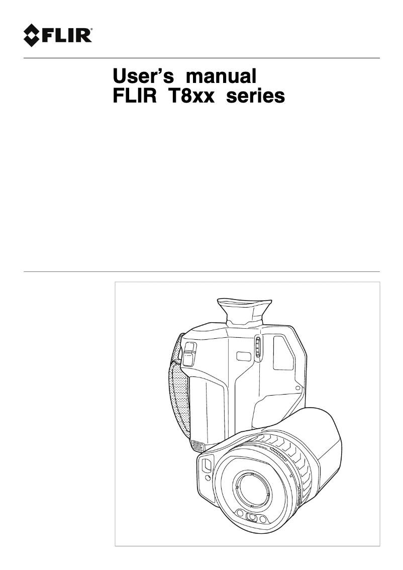 Page 1 de la notice Manuel utilisateur FLIR T865