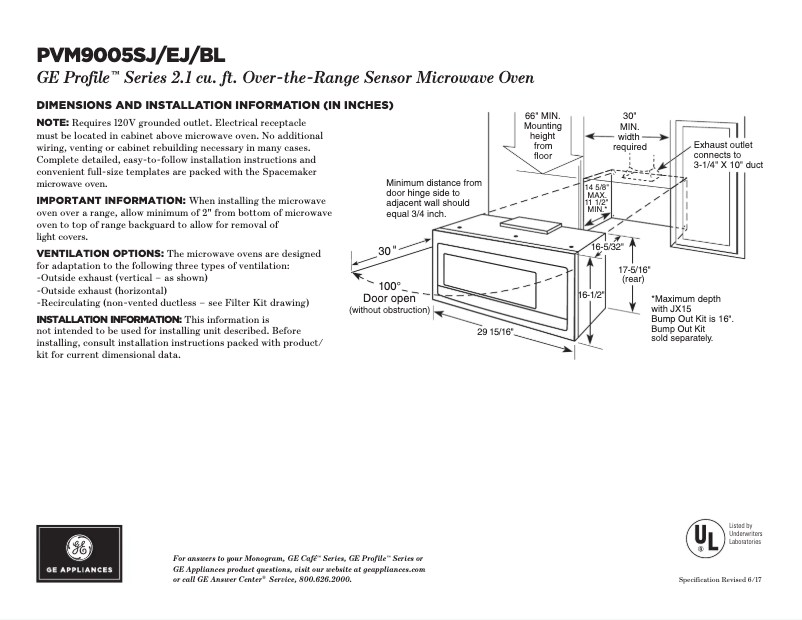 Image de la première page du manuel de l'appareil Profile PVM9005BLTS