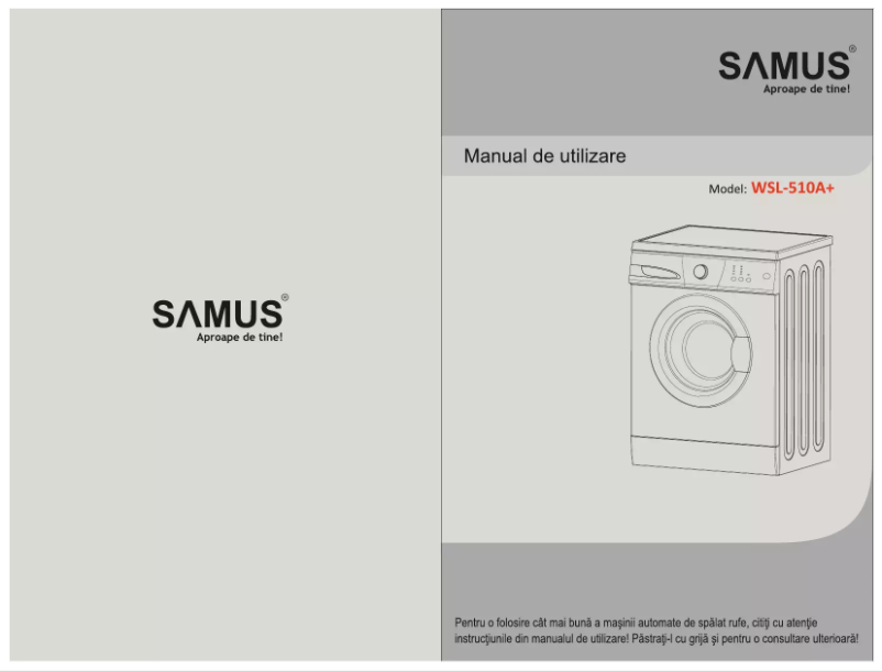 Page 1 de la notice Manuel utilisateur Samus WSL-510A+