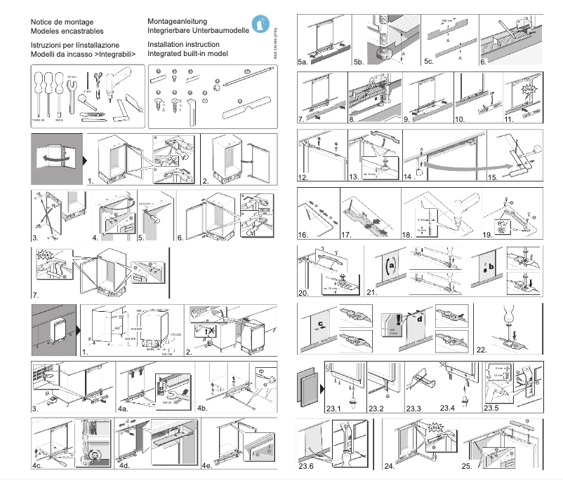 Page n°1 - Guide d'installation Siemens GU15DAFF0G