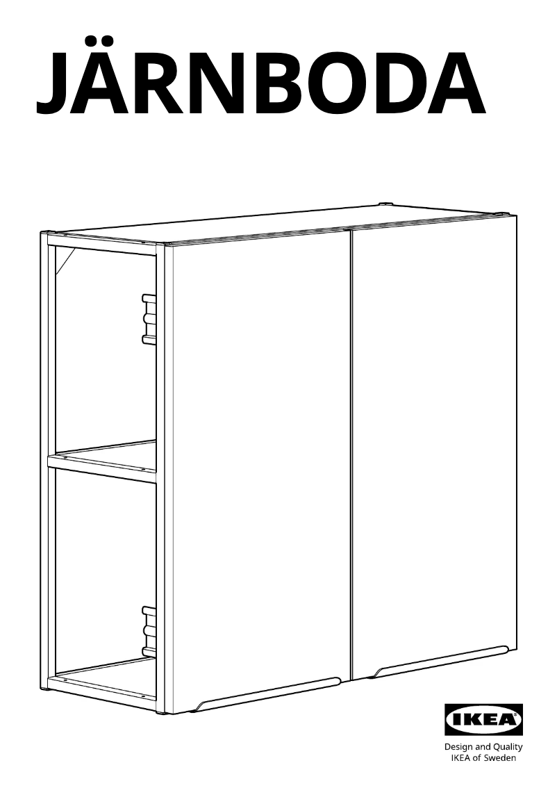 Página 1 del manual Manual de usuario Ikea JÄRNBODA 005.147.59