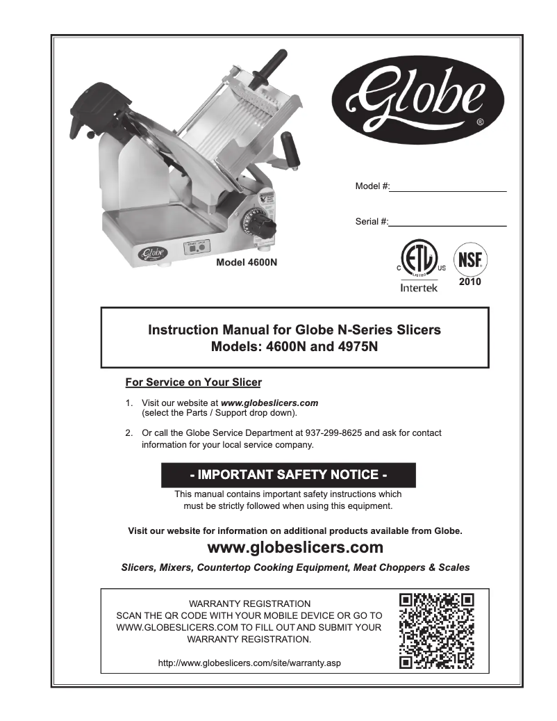 Image de la première page du manuel de l'appareil 4600N