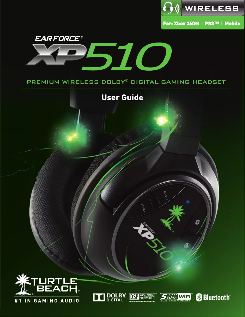 Page 1 de la notice Manuel utilisateur Turtle Beach ZBX0HW68233