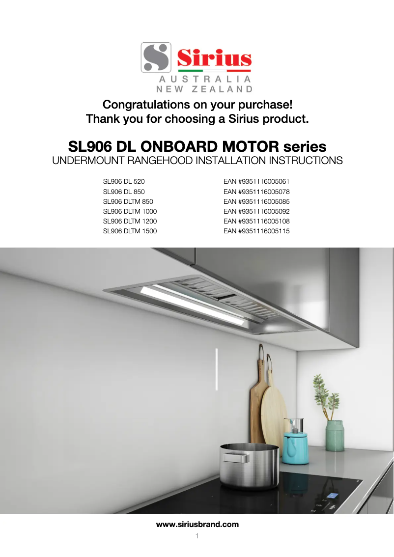 Image de la première page du manuel de l'appareil SL906DLTM150