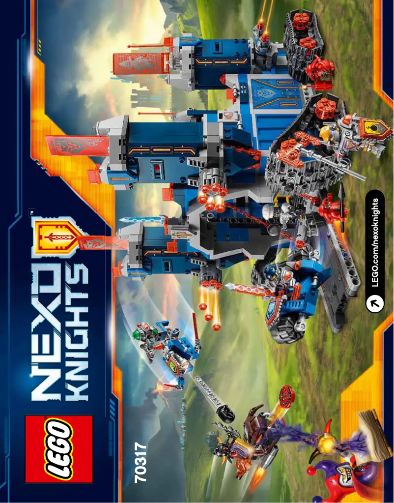 Page 1 de la notice Manuel utilisateur Lego Nexo Knights 70317