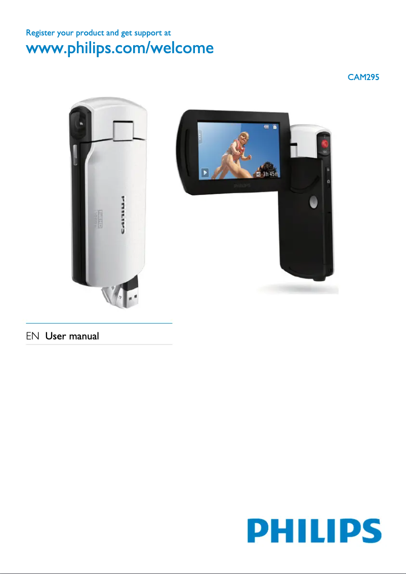 Page n°1 - Manuel utilisateur Philips CAM295BL