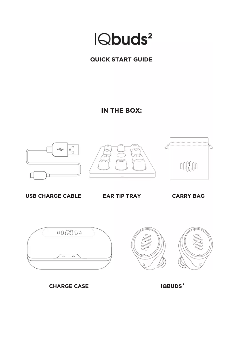 Image de la première page du manuel de l'appareil IQbuds 2 MAX