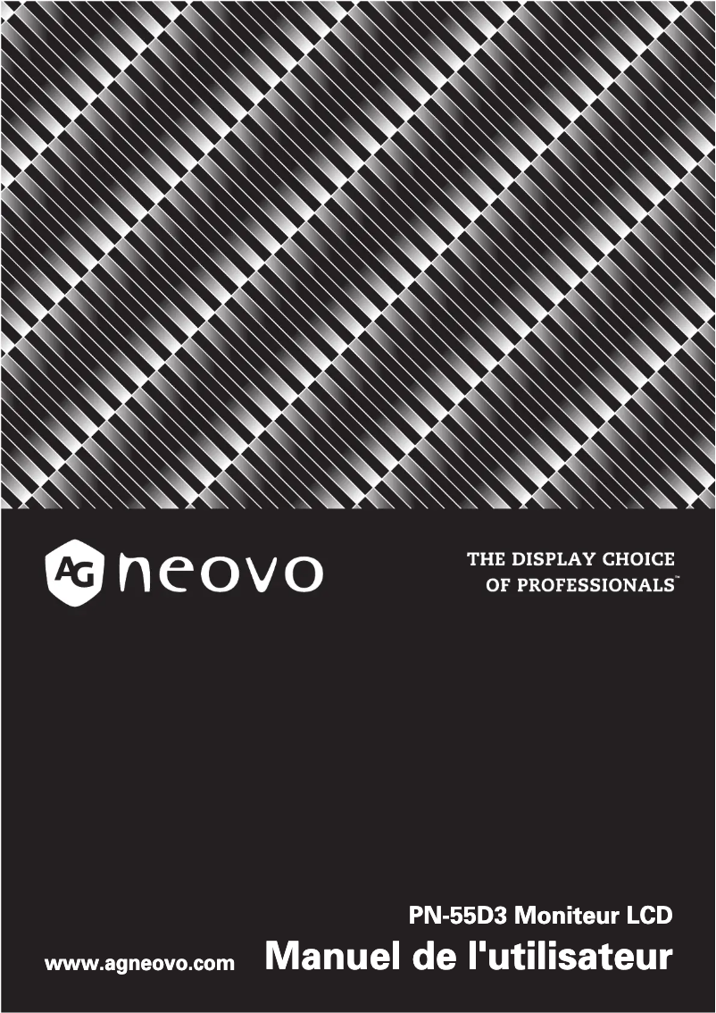 Image de la première page du manuel de l'appareil PN-55D3