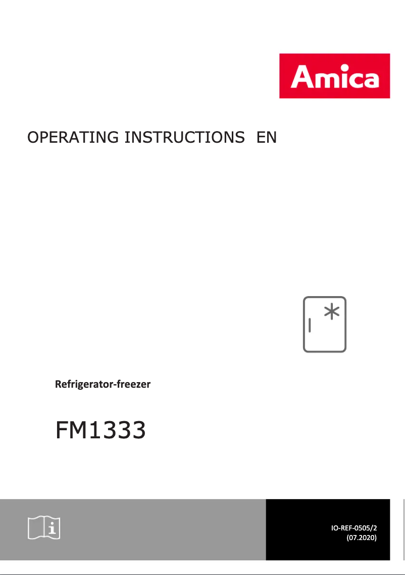 Page n°1 - Manuel utilisateur Amica FM1333