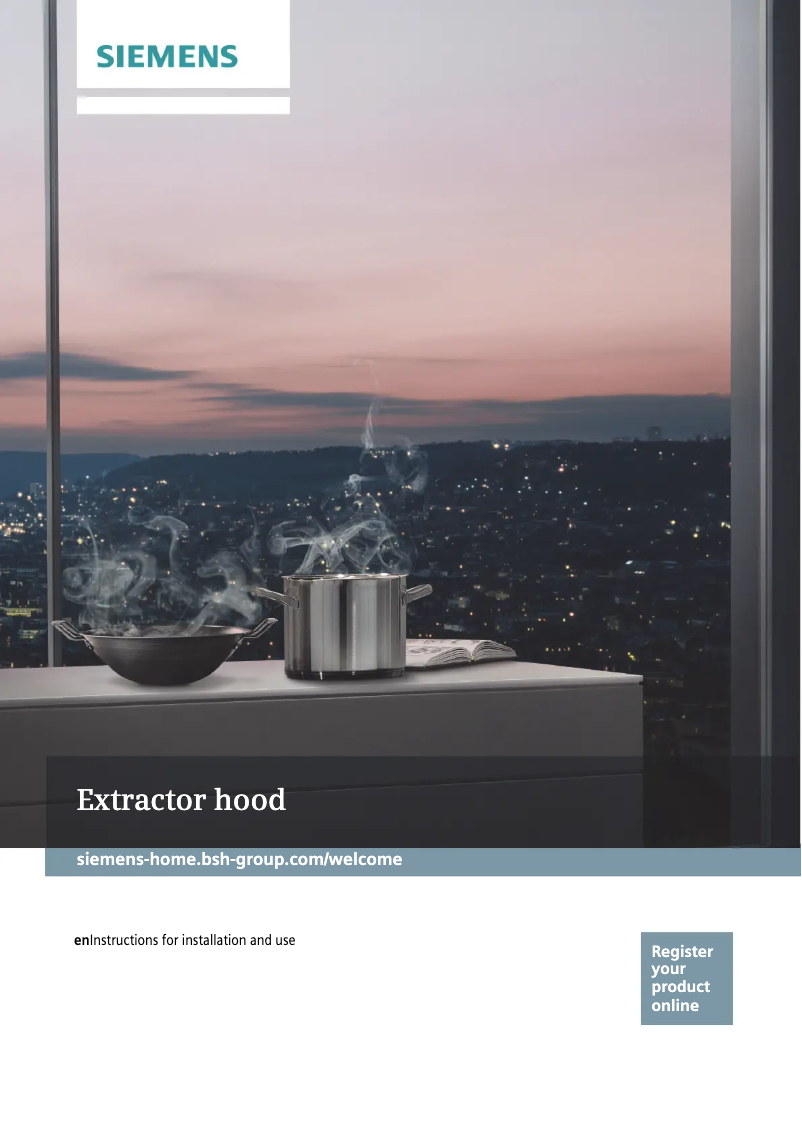 Page 1 de la notice Guide d'installation Siemens LC91KWW60B