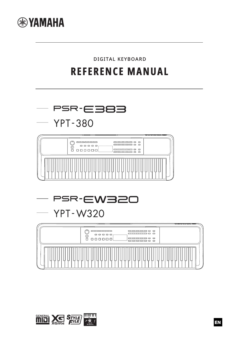 Page n°1 - Manuel utilisateur Yamaha PSR-EW320