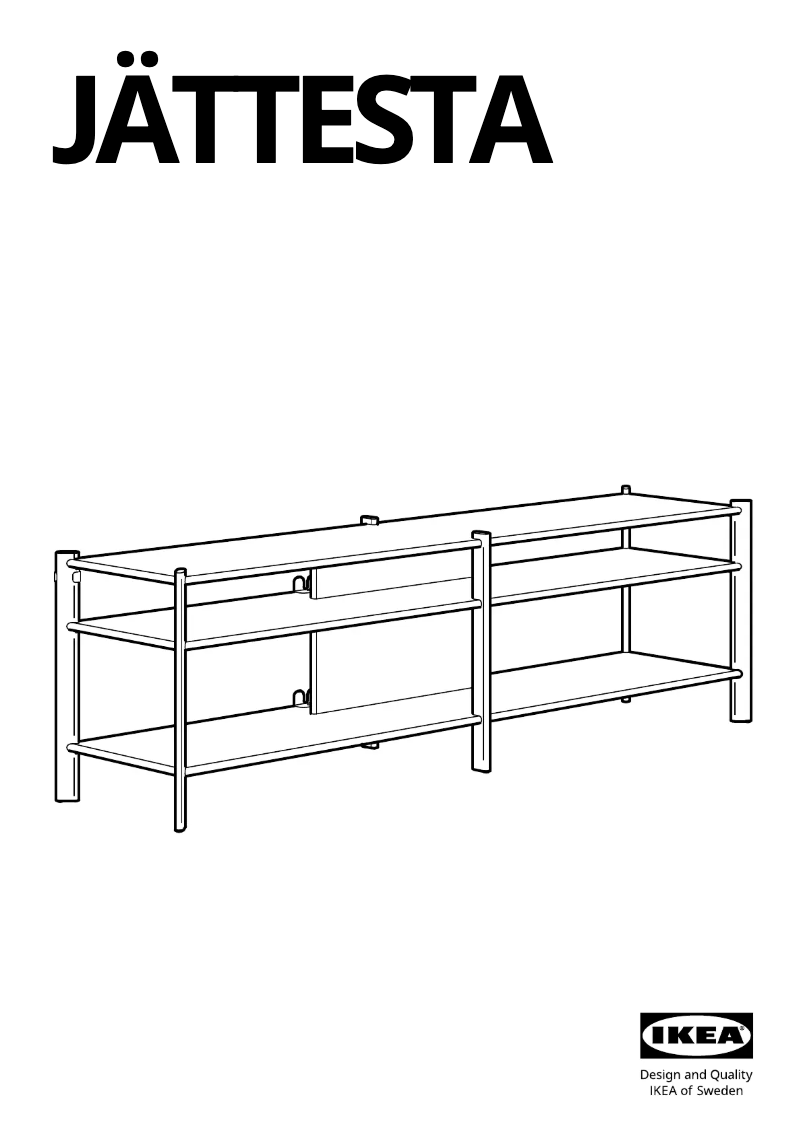 Image de la première page du manuel de l'appareil JÄTTESTA 705.427.49