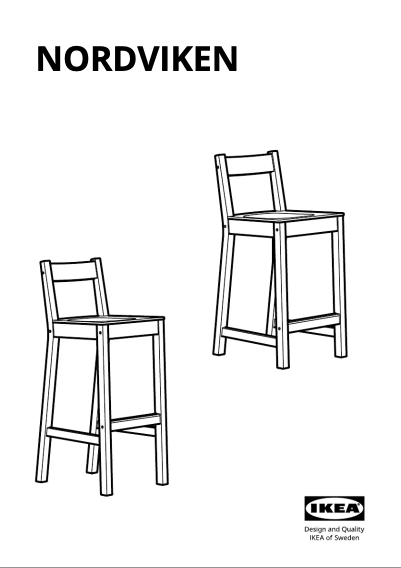 Image de la première page du manuel de l'appareil NORDVIKEN 003.695.40