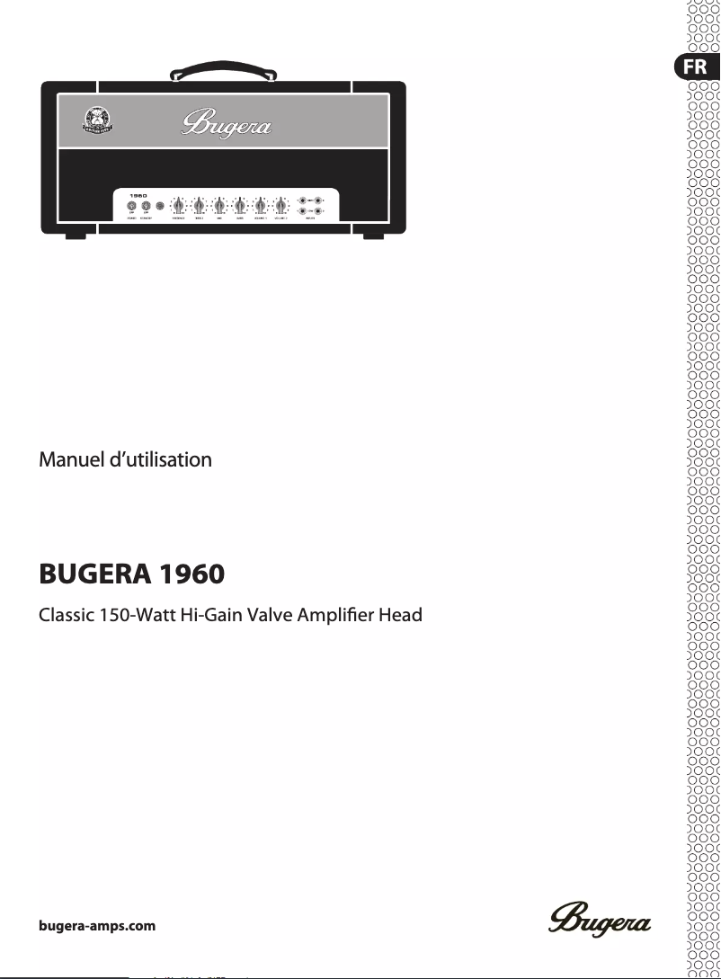 Page n°1 - Manuel utilisateur Bugera 1960