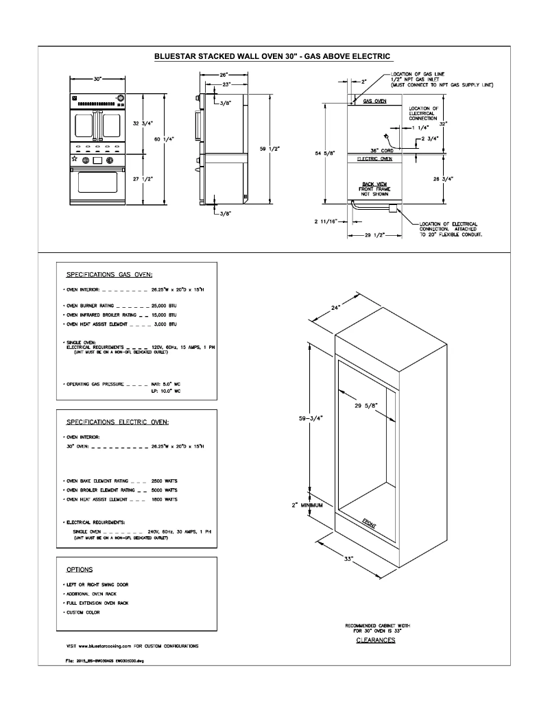 Image de la première page du manuel de l'appareil BSEWO30SDV2