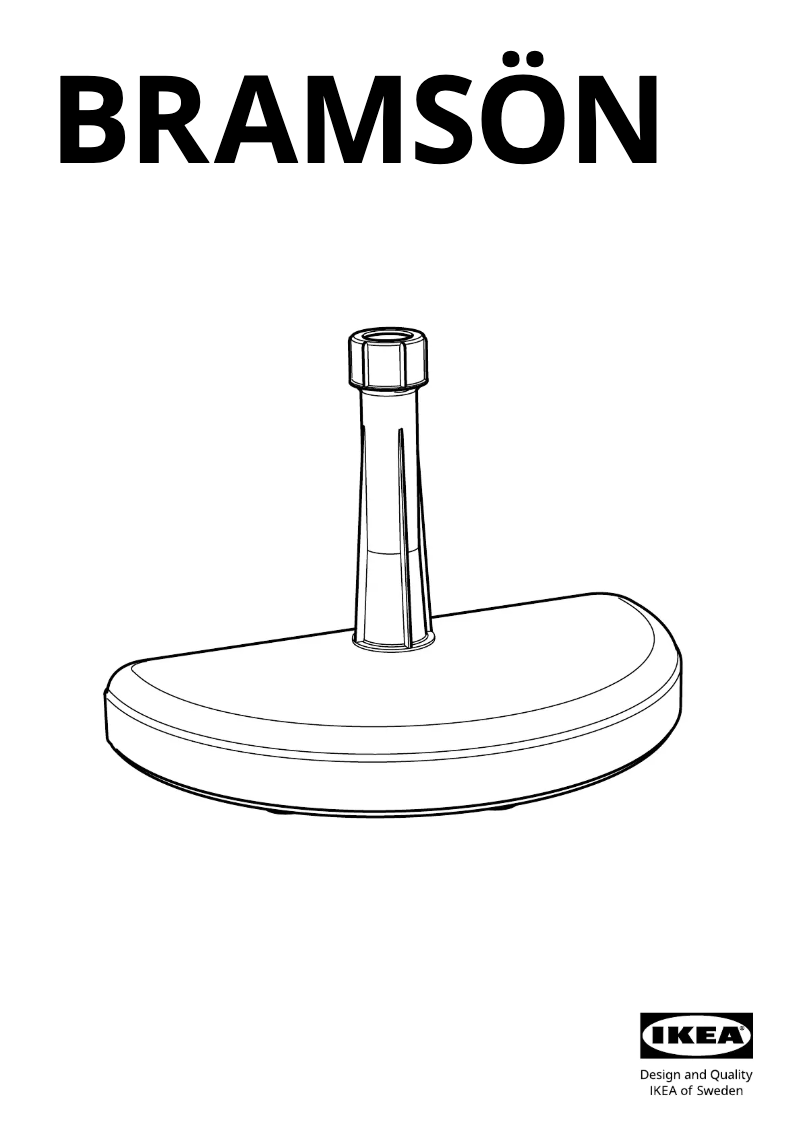Page 1 de la notice Manuel utilisateur Ikea BRAMSÖN 602.657.85