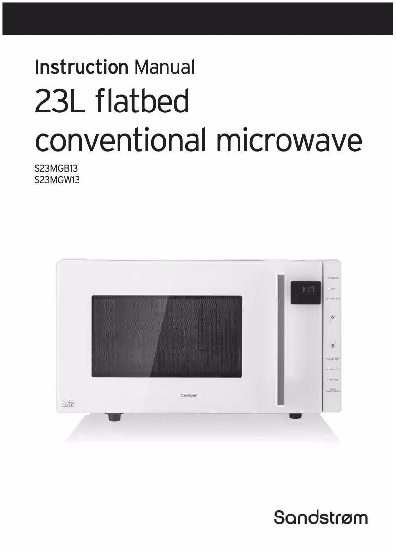 Page 1 de la notice Manuel utilisateur Sandstrøm S23MGB13