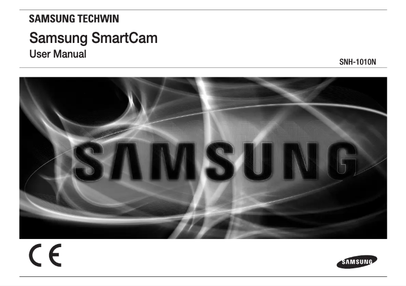 Page 1 de la notice Manuel utilisateur Samsung SmartCam SNH-1010N