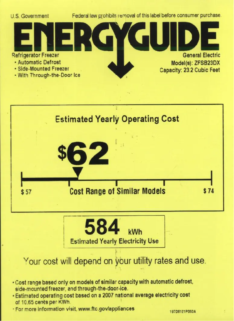 Image de la première page du manuel de l'appareil ZFSB23DXSS