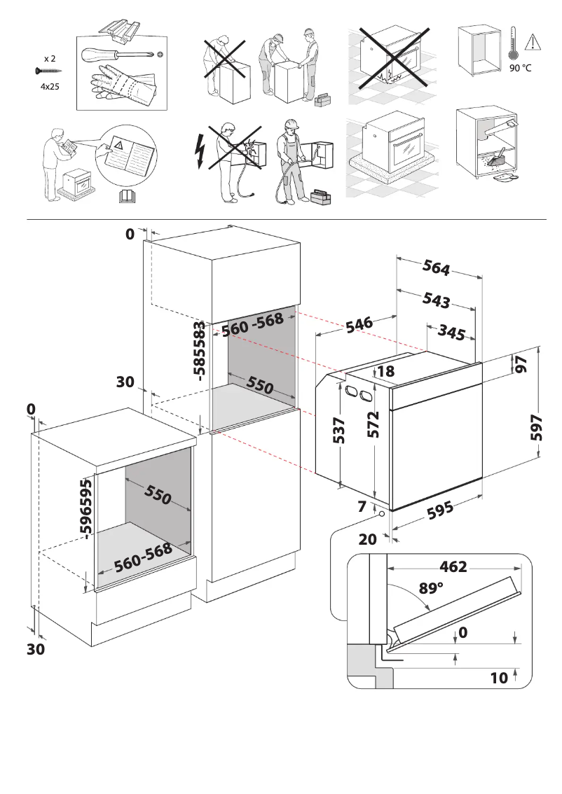 Página 1 del manual Instrucciones de seguridad Whirlpool WOI4S8HM2SBA
