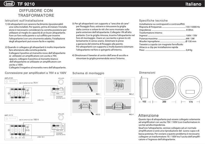 Image de la première page du manuel de l'appareil TF 9210